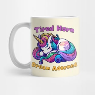 Tired unicorn Mug